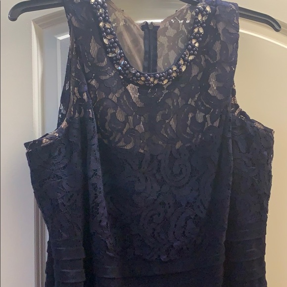 Plus size, navy blue with lace! - Picture 3 of 9